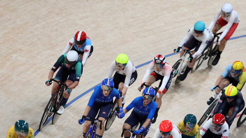 Parigi: oro nella Madison femminile, &egrave; l'11/o dell'Italia