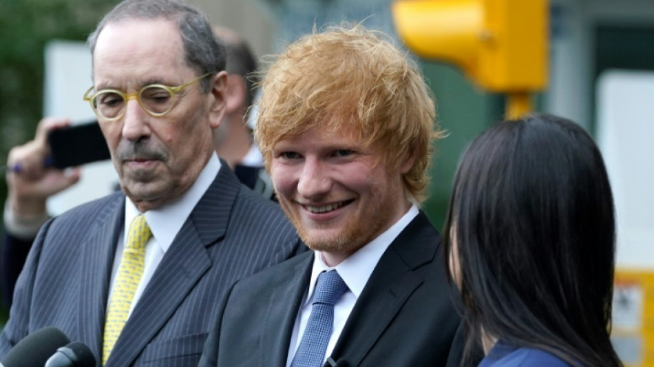 "Muy feliz", artista brit&aacute;nico Ed Sheeran gana juicio por plagio en Nueva York