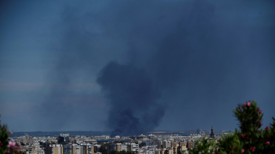 Miles de vecinos del sur de Espa&ntilde;a instados a confinarse por un incendio qu&iacute;mico