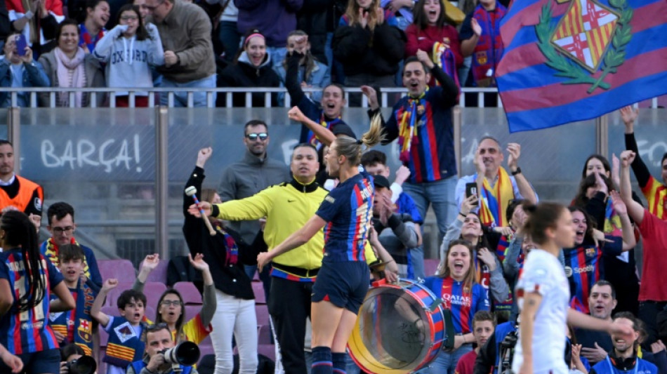 Barca thrash Roma to reach Women's Champions League semis