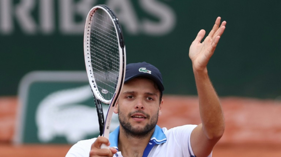 Roland-Garros: Gr&eacute;goire Barr&egrave;re, premier Fran&ccedil;ais qualifi&eacute; pour le 2e tour