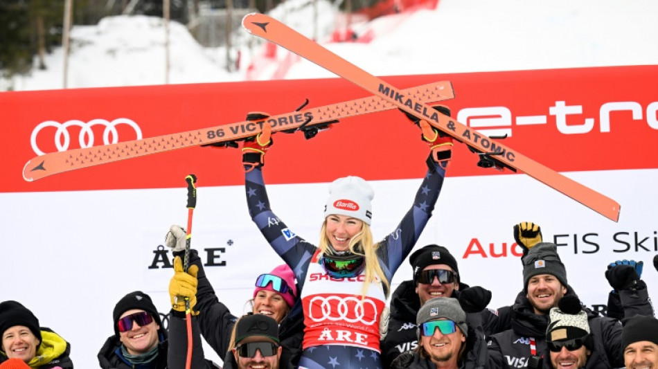 Ski alpin: 86e victoire pour Shiffrin qui rejoint la l&eacute;gende Stenmark