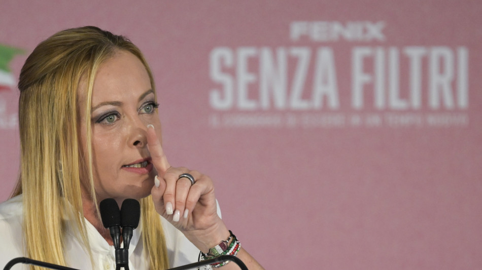 Meloni, altri sono cresciuti con l'idea di abbattere avversari