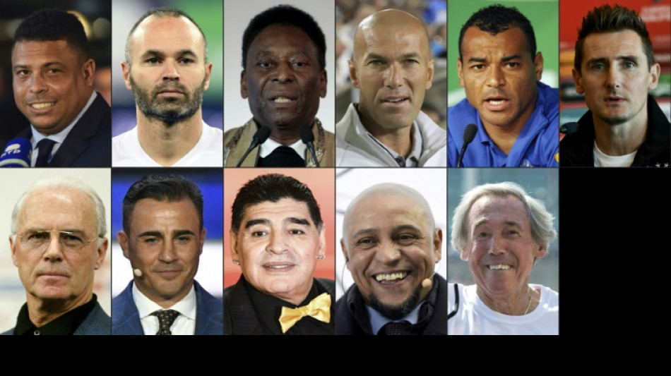 Mondial-2022: de Pel&eacute; &agrave; Zidane, le onze de l&eacute;gende