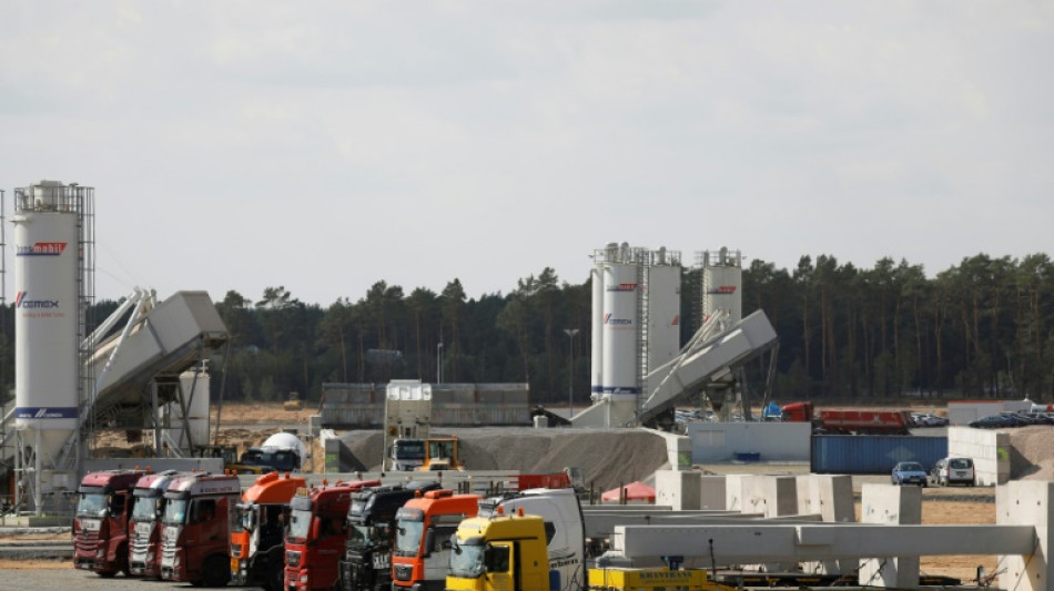 Polizei r&auml;umt Protestcamp gegen Tesla-Erweiterung in Brandenburg