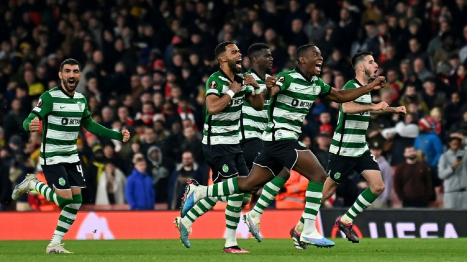Sporting stun Arsenal in Europa League shoot-out after Goncalves masterpiece