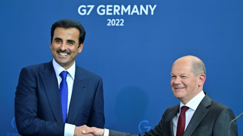 Scholz empf&auml;ngt Emir von Katar im Kanzleramt