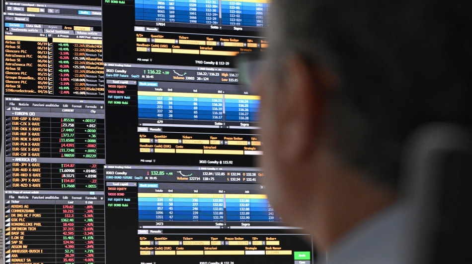 Lo spread tra Btp e Bund &egrave; su minimi di giornata a 72 punti