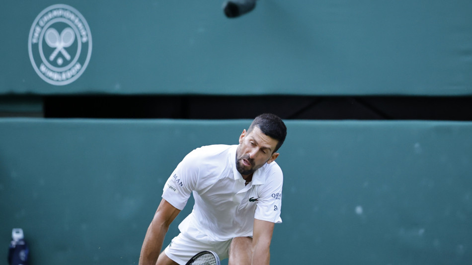 Wimbledon: Djokovic non si allena alla vigilia match Sinner