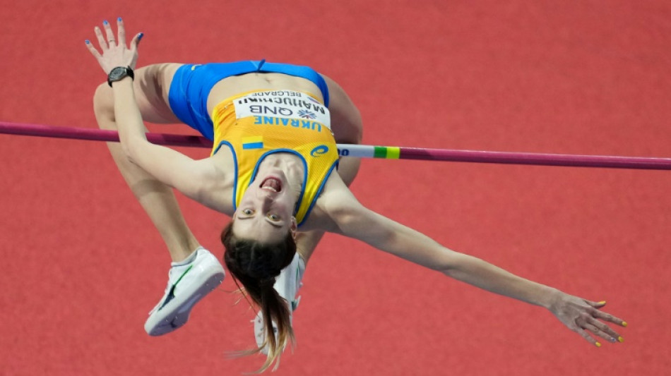 La ucraniana Yaroslava Mahuchikh, nueva campeona del mundo en sala del salto de altura