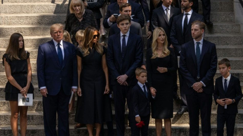 La famille Trump fait ses adieux &agrave; Ivana lors de fun&eacute;railles &agrave; New York