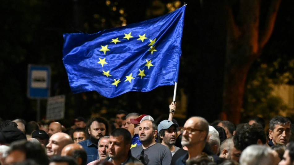 G&eacute;orgie: des dizaines de milliers de pro-europ&eacute;ens manifestant &agrave; Tbilissi