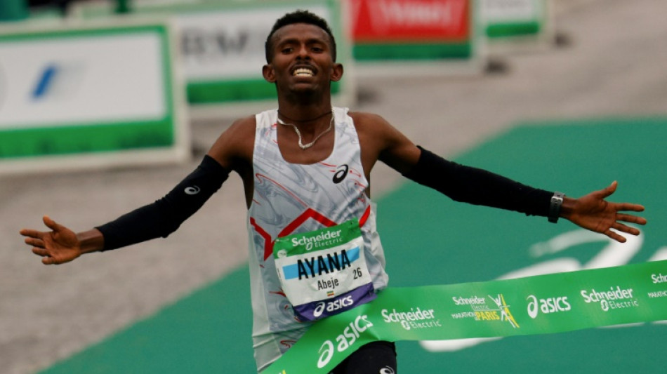 Ethiopia's Ayana denies favourite Adola in Paris Marathon