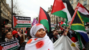 Miles de manifestantes en Par&iacute;s piden un "alto al fuego" en Gaza