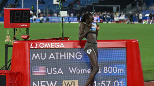 Athl&eacute;tisme: MPM sur 800 m pour l'Am&eacute;ricaine Mu