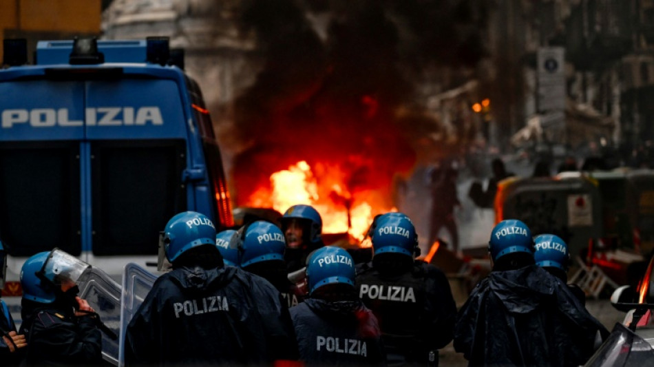 Eight arrested after Champions League violence in Naples