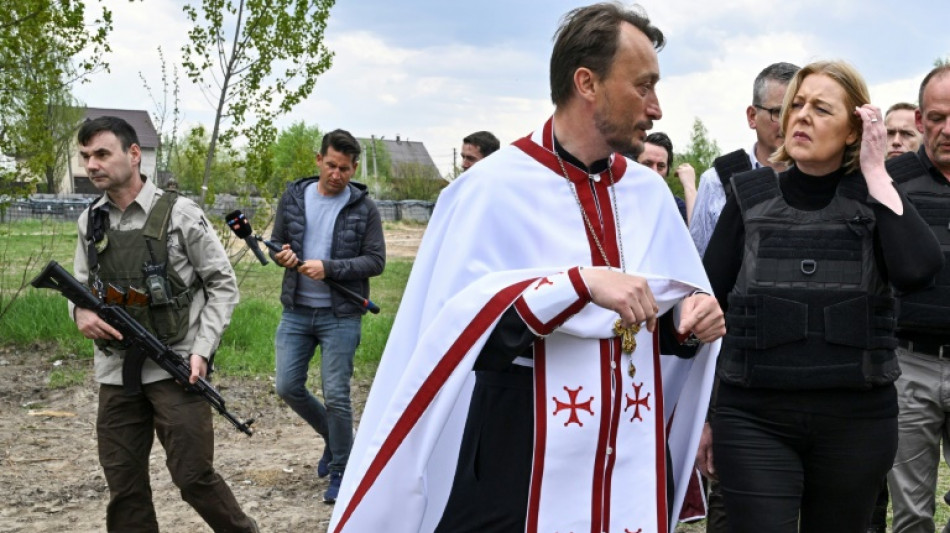 Bundestagspr&auml;sidentin Bas gedenkt in Kiew der Opfer des Zweiten Weltkriegs