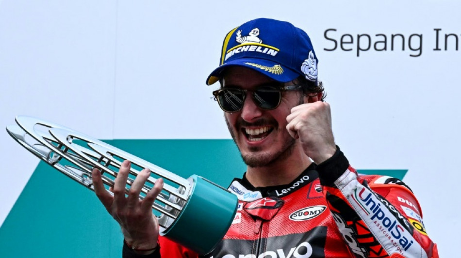 MotoGP: Bagnaia imp&eacute;rial en Malaisie, devant Quartararo 3e, et &agrave; deux points du titre
