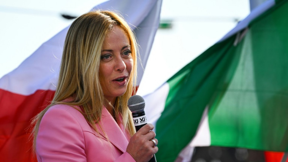 Ultrarechte Meloni schlie&szlig;t Wahlkampf in S&uuml;ditalien ab
