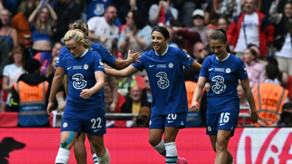 Kerr strikes as Chelsea win record-breaking women's FA Cup final