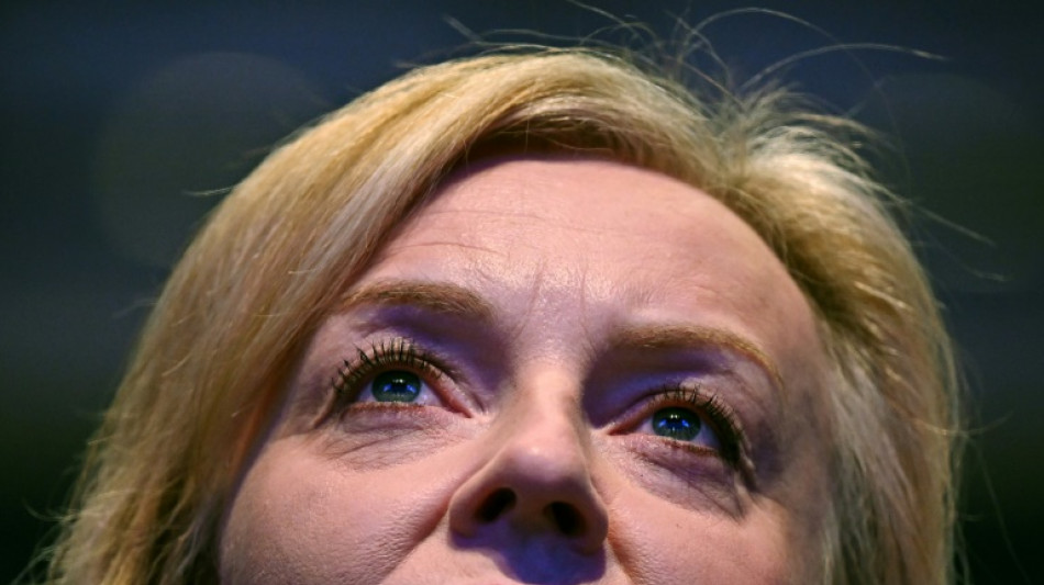 Truss h&auml;lt mit Spannung erwartete Rede bei Tory-Parteitag in Birmingham 
