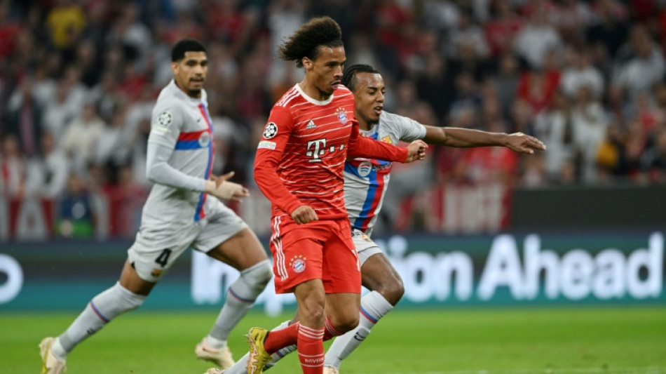 Sane strike sees Bayern beat Barca on Lewandowski return 