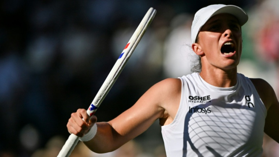 Swiatek routs Bencic to reach first Wimbledon final