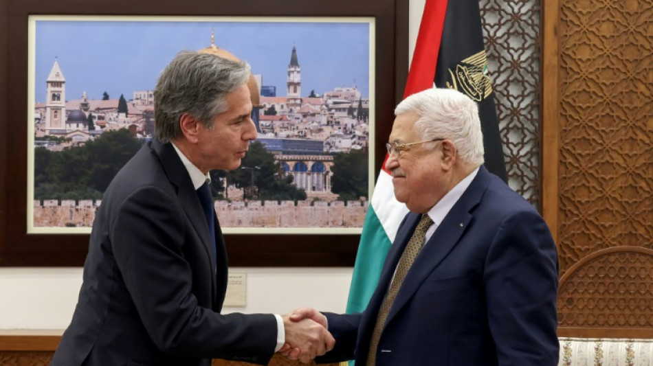 Blinken bekundet in Ramallah "Trauer" um get&ouml;tete pal&auml;stinensische Zivilisten