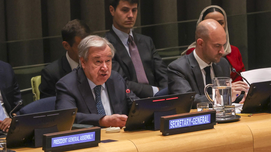 Guterres, 'pace in Medio Oriente &egrave; un impegno non un sogno'
