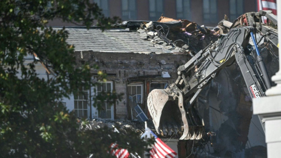 'Music to my ears': Trump brushes off White House demolition critics