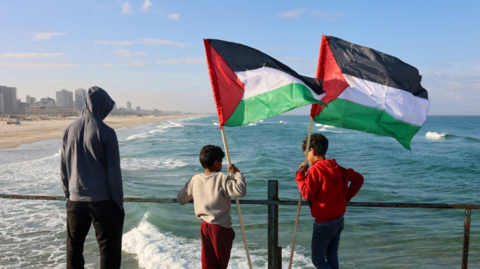 'N&atilde;o sairemos', enfatizam habitantes de Gaza, &agrave; espera da reuni&atilde;o entre Trump e Netanyahu