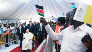 Soudan du Sud: le pape lance un cri d'alarme pour rendre une "dignit&eacute;" aux d&eacute;plac&eacute;s