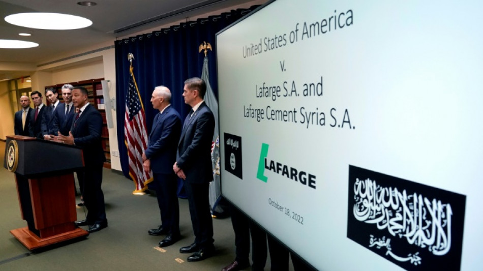 Lafarge lourdement sanctionn&eacute; aux Etats-Unis pour avoir soutenu l'Etat islamique