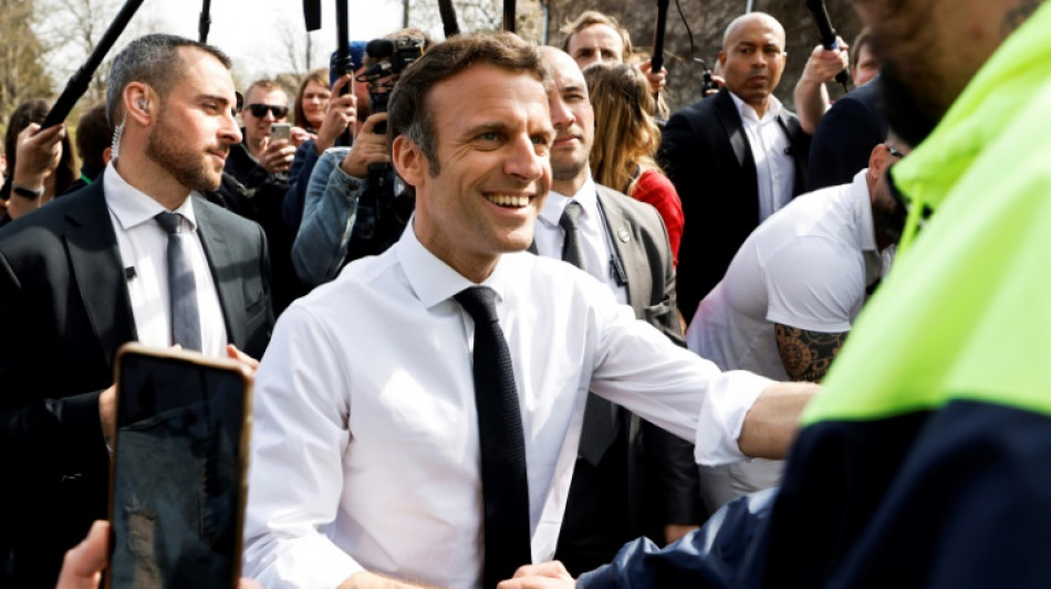France's Macron faces anger over prices on campaign trail 