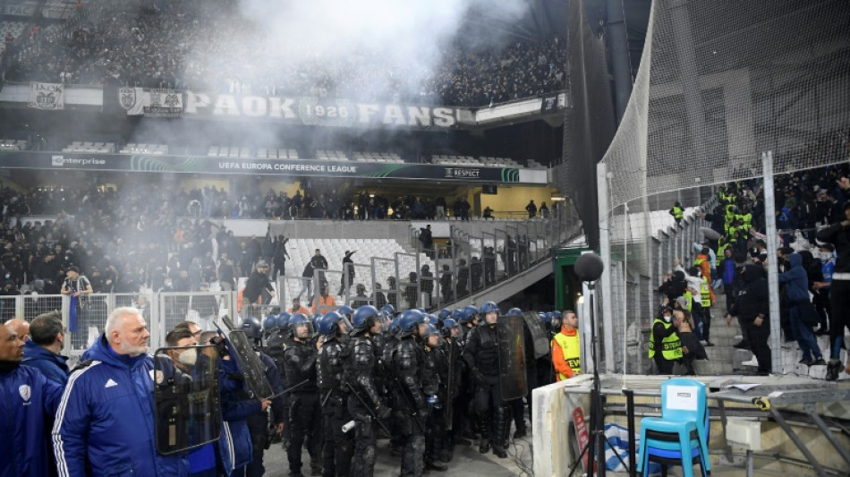 Incidents OM-PAOK: la pr&eacute;fecture de police va faire un rapport &agrave; l'UEFA