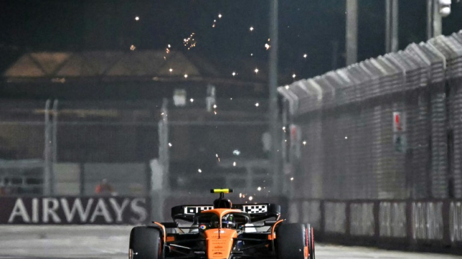 F1/Singapour: Norris et Leclerc &agrave; l'attaque, Verstappen en difficult&eacute;