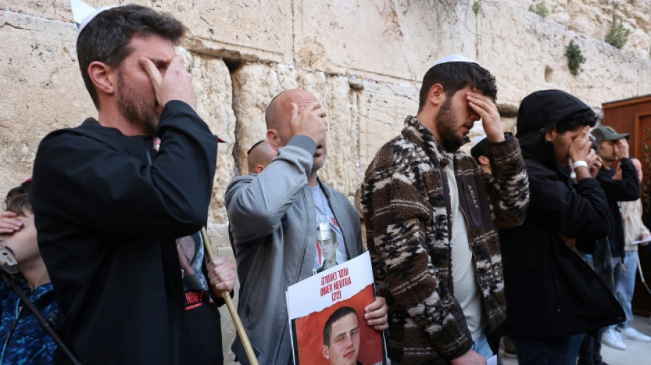 Oraci&oacute;n jud&iacute;a mundial en el Muro de los Lamentos por los rehenes en Gaza