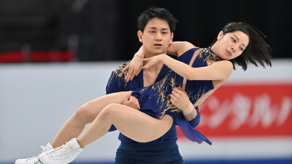 Miura, Kihara claim Japan's first ever pairs skating world gold