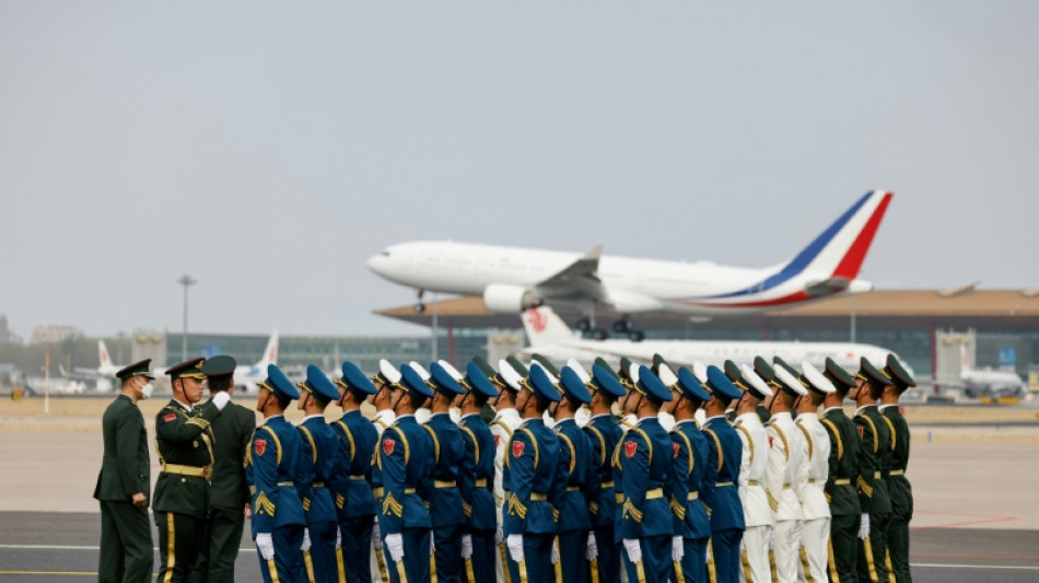 Macron zu dreit&auml;gigem Staatsbesuch in China eingetroffen