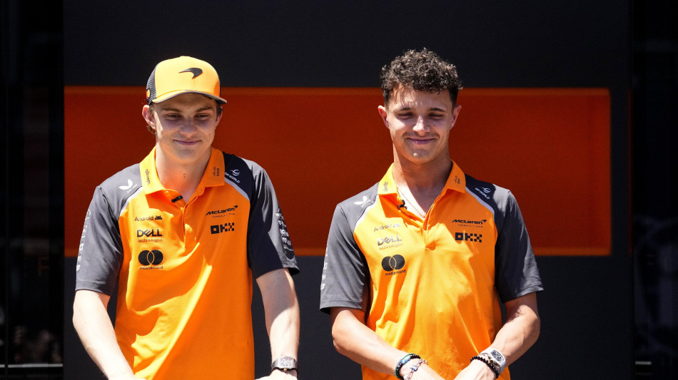 F1:Spagna; Norris davanti nelle libere 1, terza Ferrari Hamilton