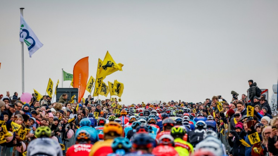 Mass fall as 40 riders hit the tarmac at Tour of Flanders 