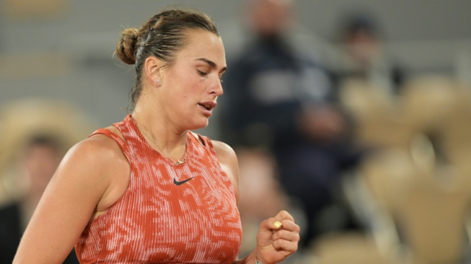 Roland-Garros: Sabalenka ne tremble pas, Djokovic attendu dans la soir&eacute;e