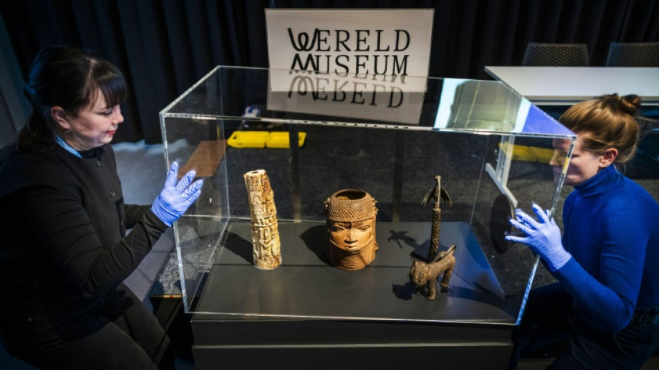 Dutch museum removes 'priceless' Benin Bronzes for return to Nigeria