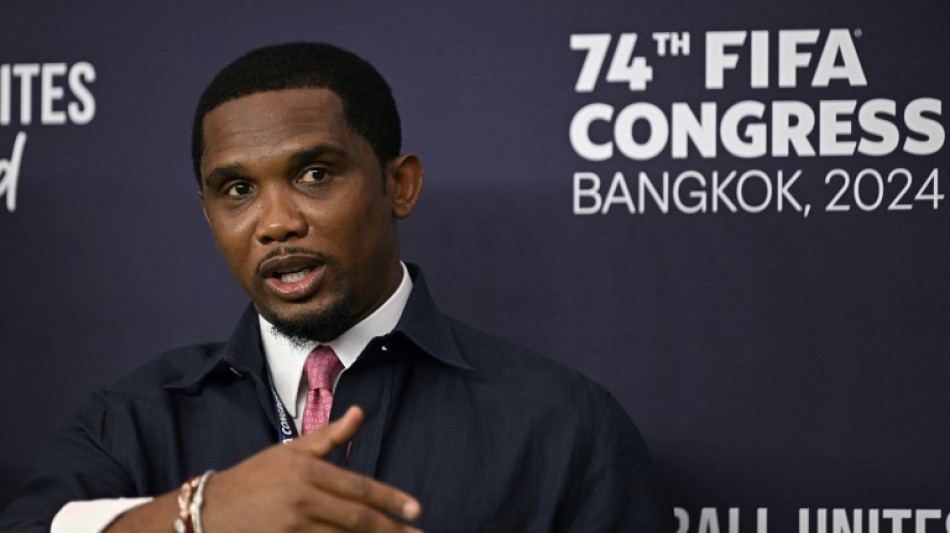 Foot/Cameroun: Samuel Eto'o s'"excuse" et maintient le s&eacute;lectionneur belge Marc Brys