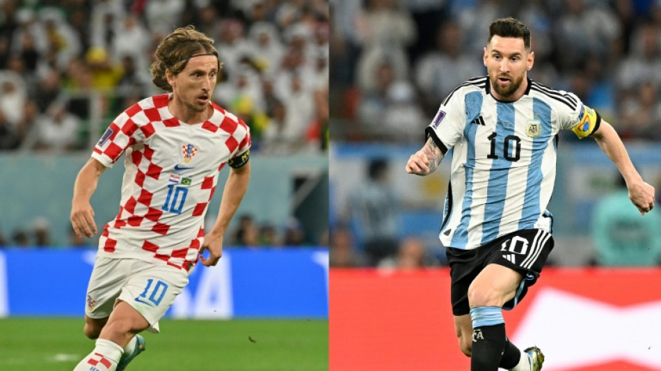 Mondial: Messi contre Modric, demi-finale de l&eacute;gendes