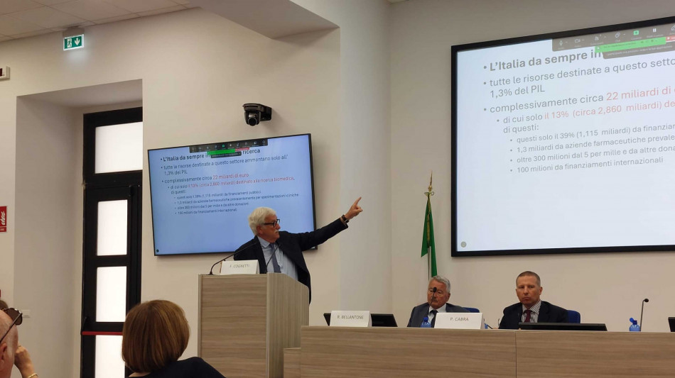 Cognetti (Foce), 'solo 13% fondi ricerca al settore biomedico'
