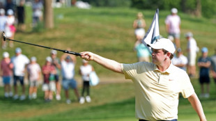 Monster birdie gives heckled MacIntyre four-stroke BMW lead