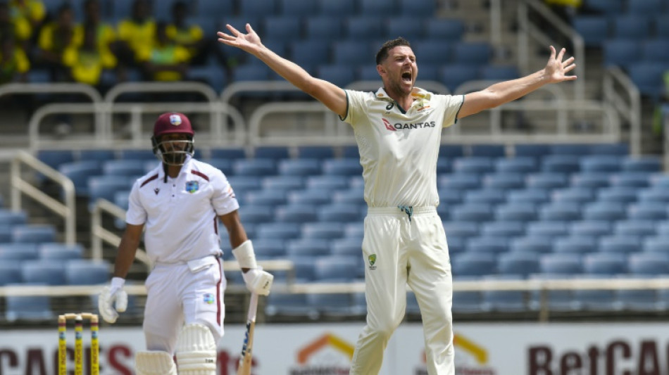 West Indies trail Australia by 82 runs in third Test