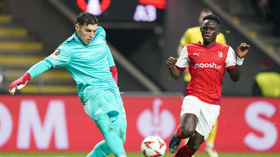 Europa League: Lazio gi&agrave; qualificata perde 1-0 con il Braga