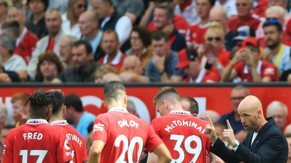 Angleterre: Manchester United chute d'entr&eacute;e, pour la premi&egrave;re de Ten Hag